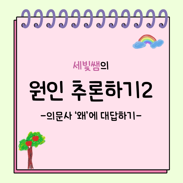 원인 추론하고 의문사 왜 질문에 대답하기2 [세빛쌤]